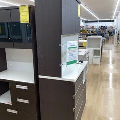 A-389★ジモティ割引あり★【リユースのサカイ野々市店】食器棚 ブラウン ※クリーニング済みの画像