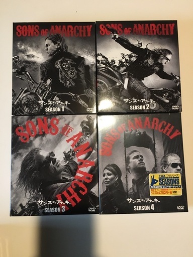新品未使用 サンズオブアナーキーDVDフルコンプ
