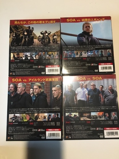 新品未使用 サンズオブアナーキーDVDフルコンプ