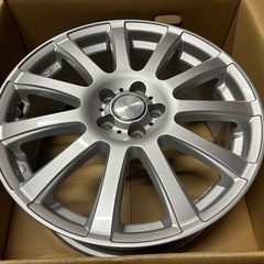 17×7Jホイール　PCD100 17インチホイール　5穴　プリウス　インプレッサ　カローラの画像