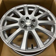 17×7Jホイール　PCD100 17インチホイール　5穴　プリウス　インプレッサ　カローラの画像