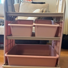 ミニーちゃん収納ラックの画像