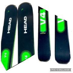 ワンシーズン使用 HEAD スキー板2024年モデル　サイズは163cm の画像