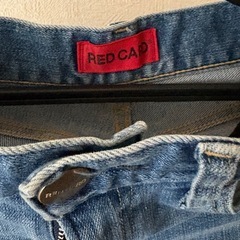 REDCARD スキニーパンツ　ブルー　24インチの画像