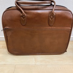 【11/1,2のみ】マルエム松崎 ビジネスバッグ ブラウン アンティーク レトロ 本革 メンズの画像