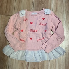 120サイズ女の子服　冬用の画像