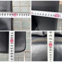 ★早い者勝ち★レザーソファー ４人掛け 160×85が２つの画像