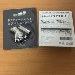 ソフトバンク　お父さんストラップの画像