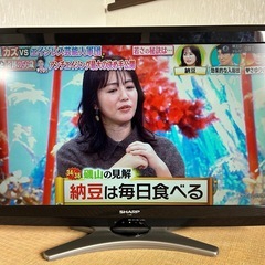 SHARP液晶テレビの画像