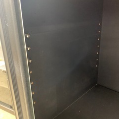 【ジモティー割引で最大15％OFF⭐️】 ガラス扉　黒　ブラック  収納家具　の画像