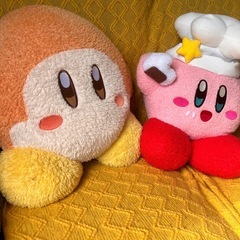 星のカービィ＆ワドルディ　ビッグ　ぬいぐるみ　の画像