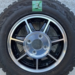 軽トラ用　ハヤシレーシング　ストリート12インチ4.00B &オープンカントリーR/T 145/80R12 4本セットの画像