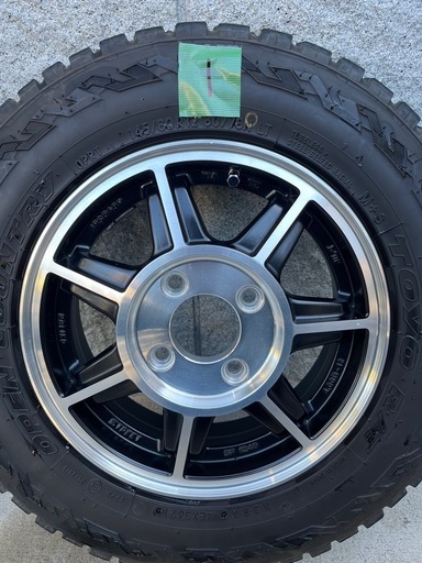 【売れました！】軽トラ用　ハヤシレーシング　ストリート12インチ4.00B &オープンカントリーR/T 145/80R12 4本セット