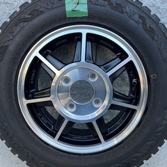 軽トラ用　ハヤシレーシング　ストリート12インチ4.00B &オープンカントリーR/T 145/80R12 4本セットの画像