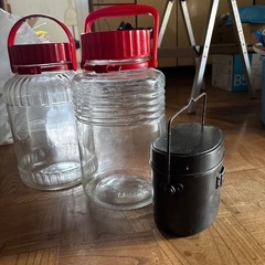 果実酒用　広口瓶　2個の画像