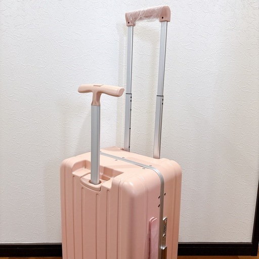 【新品未使用】子どもが乗れる キッズキャリー 機内持込可 キャリーケース Sサイズ ピンク