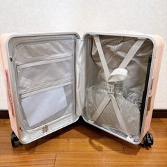 【新品未使用】子どもが乗れる キッズキャリー 機内持込可 キャリーケース Sサイズ ピンク の画像