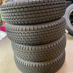 4本SET　ハイゼット　ハイゼットカーゴなどに❣️ １２インチ　スタッドレスタイヤ　ブリヂストンの画像