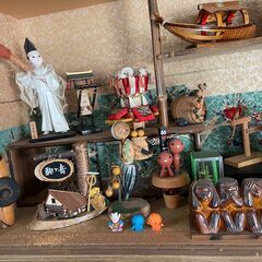 (無料）旅先で集めた昭和レトロなご当地置物コレクションをまとめて差し上げます！の画像