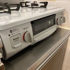 プロパン、ガス台、ガステーブル、ガスコンロ、あげます。 グリル付き、宮崎市 の画像