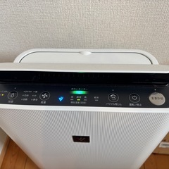 【10月中お渡し】シャープ　プラズマクラスター　加湿空気清浄機　2020年製
の画像