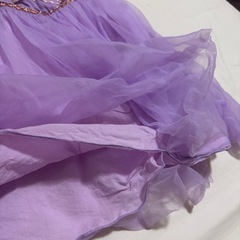 🌈 ラプンツェル　ドレス　コスプレ　110の画像