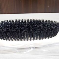 未使用保管品 洋服ブラシ 白木黒毛 長さ25㎝×高さ4㎝ 豚毛100％ 複数在庫あり まとめ買い大歓迎 ホテル 民泊 洋品店　西岡店の画像