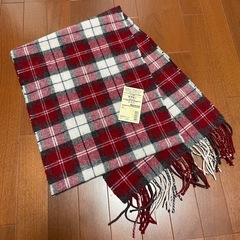 【美品】ウール100% 無印良品　MUJI  マフラー チェックの画像