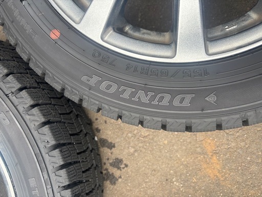 軽自動車用 スタッドレスタイヤホイールセット 155/65R14