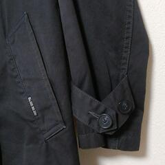 BLUE BLUE ダブル トレンチコート（黒）の画像