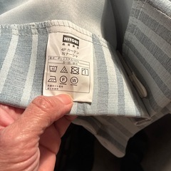 レース　掃き出し窓用レースカーテン　未使用
　　の画像