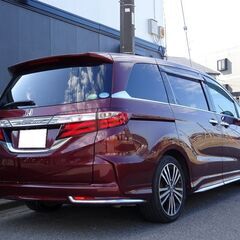 車検満タン オデッセイ アブソルートEX ホンダセンシング 衝突軽減ブレーキ レーダークルーズ ナビ フルセグTV Bluetooth フリップダウンモニター アラウンドビューモニター 両側パワスラ スマートキー ハーフレザーシート フルエアロ 18インチAW LEDライト ETC ドラレコ の画像