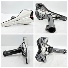 【❗️✨カスタムパーツセット✨❗️】自転車パーツセット（SHIMANO 105／BONTRAGER／RIDE TUNED／現状品）の画像