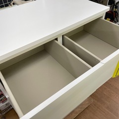 ☆ドリーム荒牧店☆ジモティー割引有☆5段チェスト　WHTの画像