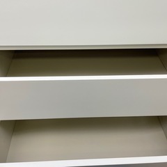 ☆ドリーム荒牧店☆ジモティー割引有☆5段チェスト　WHTの画像