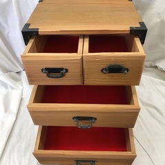 ☆ドリーム2号館☆⭐ジモティー割引⭐レトロ　ミニ箪笥/小物入れの画像