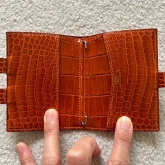 エルメス　アジェンダカバー　一番小さいサイズ　クロコの画像