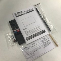 24型チューナーレステレビ　ELSONIC 2022年製の画像
