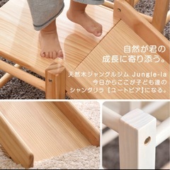 室内　ジャングルジム　滑り台　木製の画像