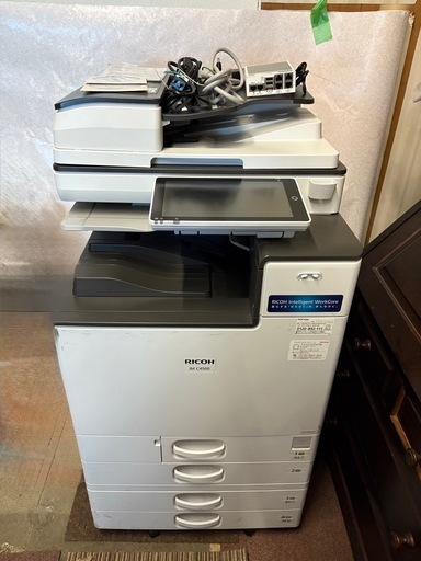★引き取り歓迎★ 2019年製　リコー　環境循環型デジタルフルカラー複合機 RICOH  IMC4500 100V 普通のコンセントで使用可能です。