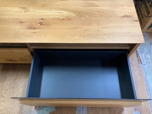 テレビボード 幅150cm ローボード 木目 中古