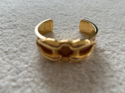 エルメス　レザーバングル