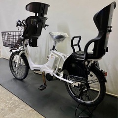 1年保証 新品部品多数使用　新型　パナソニック　ギュット　白　電動アシスト自転車　g130の画像