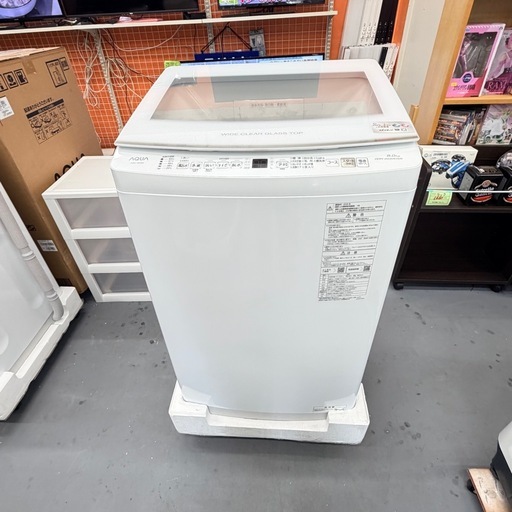 未使用 洗濯機 AQUA 2025年 8K