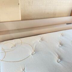 Simmons / シモンズ セミダブルベッドセット マットレス付き【ユーズドユーズ名古屋天白店】JY102503の画像
