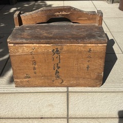 【取引中】古いおかもちの画像