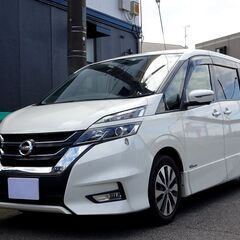 即乗りＯＫ セレナハイブリッド ハイウェイスター プロパイロット エマージェンシーブレーキ ナビ フルセグTV Bluetooth フリップダウンモニター アラウンドビューモニター 両側パワスラ インテリキー LEDライト ETC ドラレコの画像