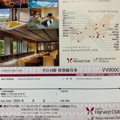 全国発送可能　東急ハーベスト　宿泊券の画像