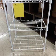 J5808　【リユースのサカイ柏店】　3段メタルラック　クリーニング済みの画像