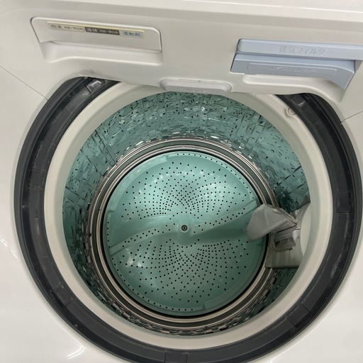 SHARP 8.0kg全自動洗濯機【リサイクルフカツ岡崎倉庫店】251025SM-18